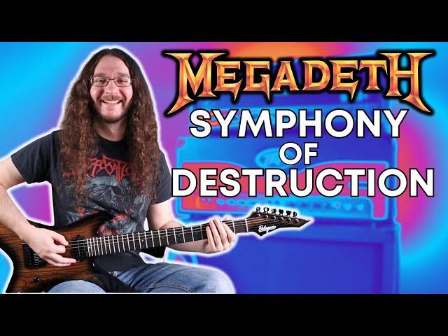 Megadeth - Symphony of Destruction - Guitar Lesson (With Tabs)