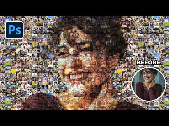 Create Mosaic Photo Effect in Photoshop!