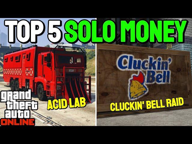 Top 5 Best Ways to Make Money Solo in GTA 5 Online! (2024)