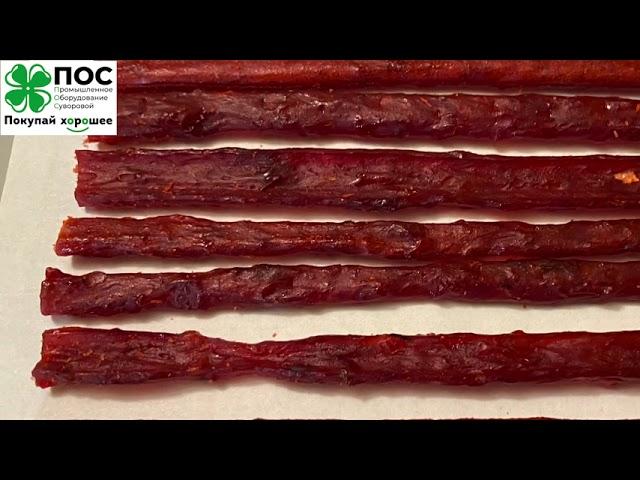 Эффективность камеры вяления рыбных палочек на камере УВР 5