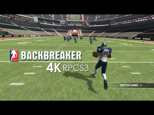 Backbreaker (4K / 2160p) | RPCS3 Emulator 0.0.32-16582 | Sony PS3