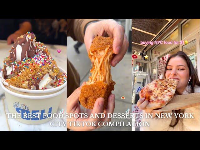 The BEST NYC Desserts and Food Spots ⭐️  | Aesthetic New York City TikTok Compilations