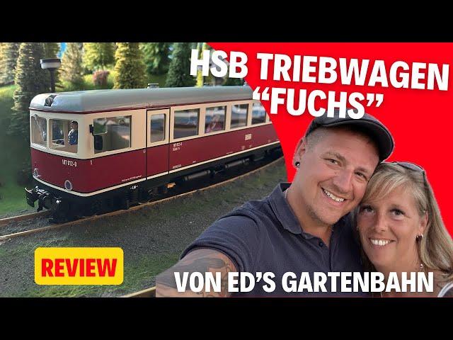 Der HSB Triebwagen Fuchs von EDs Gartenbahn /Modellbau/ LGB Gartenbahn Modelleisenbahn #160