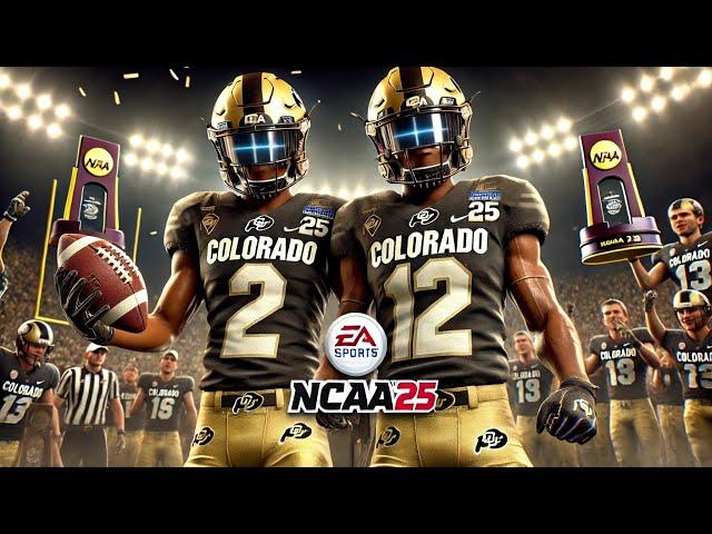 WINNING THE NATIONAL CHAMPIONSHIP WITH COLORADO IN EA NCAA FOOTBALL 25!!