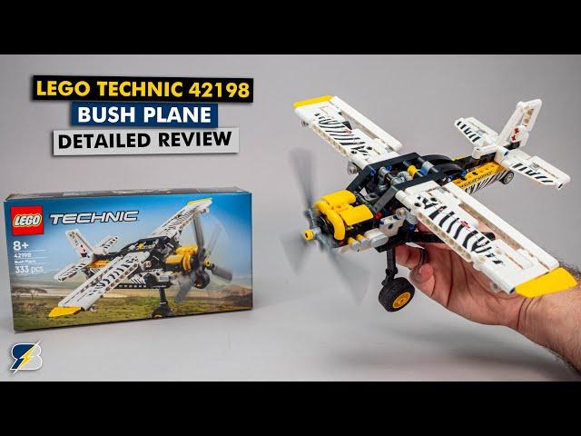 LEGO Technic 42198 Bush Plane detailed building review - you will be surprised!