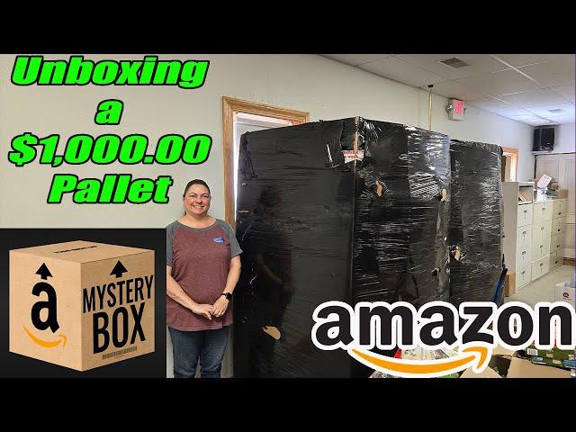 Unboxing an Amazon Pallet And we found some amazing items! It is a Mystery?