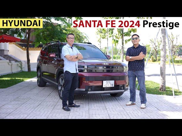 Chủ xe Hyundai SANTA FE 2024 Mới đầu tiên Sài Gòn: Khen chê thẳng tưng, đi phố OK, offroad dè chừng