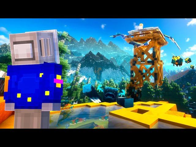 I Spent 1 Year in Yellowstone Park in Hardcore Minecraft
