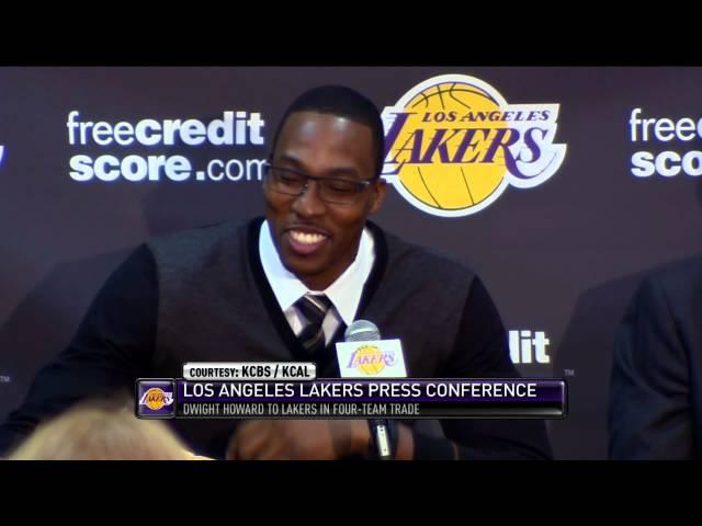 Dwight Howard imitates Kobe!