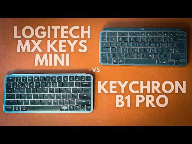 Keychron B1 Pro vs Logitech Mx Keys Mini (The Best Travel Keyboard?)