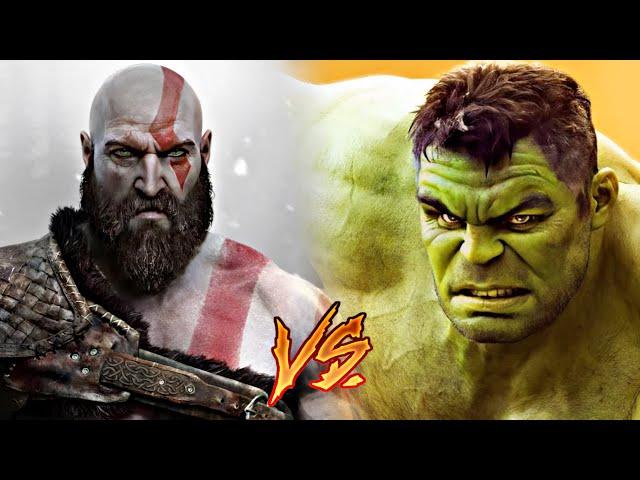 HULK VS KRATOS | Kim Kazanır? MARVEL - MCU - GOD OF WAR - Comics