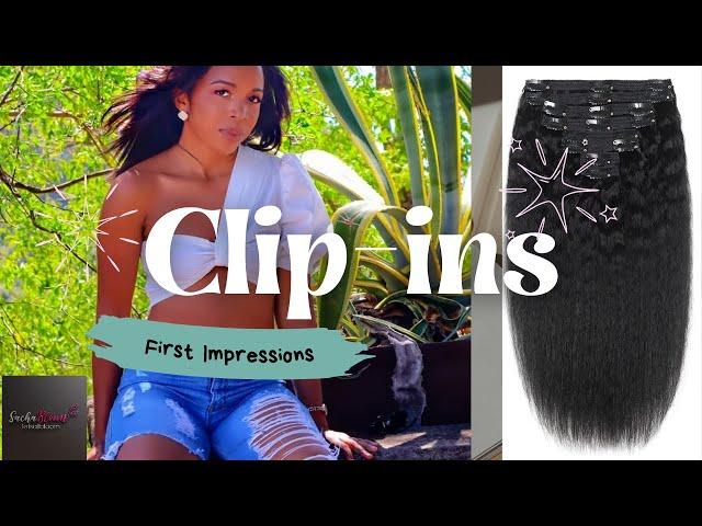 Clip-ins Installation and First Impressions | Sacha Bloom