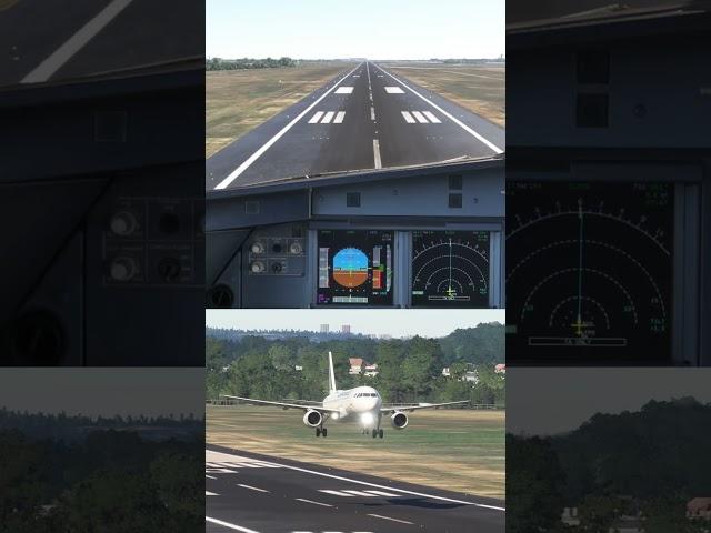 Air France landing into Paris-Orly Airport (LFPO) [#msfs2020] ! #shorts #aviation #landing