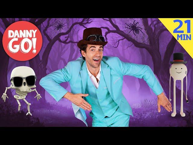 Spooky Dress-Up Dance Party! ️  | Halloween Dance Compilation | Danny Go! Songs for Kids