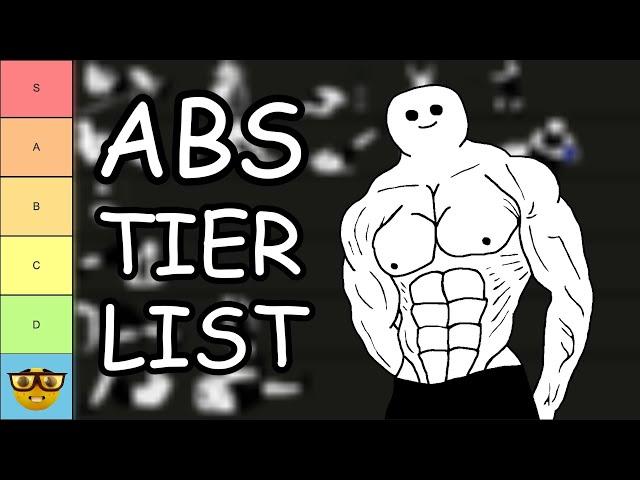 Abs Exercise Tier List (Simplified)