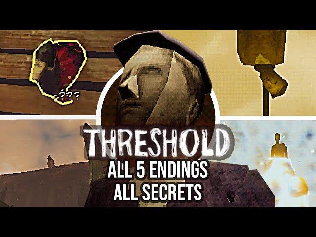 THRESHOLD - All 5 Endings + Secret Ending & All Secrets + Full Walkthrough (Showcase)