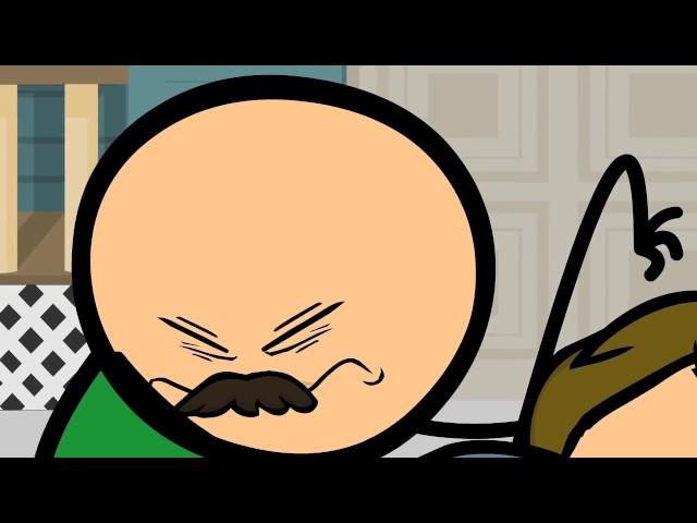 Funny Back Crack Cartoon