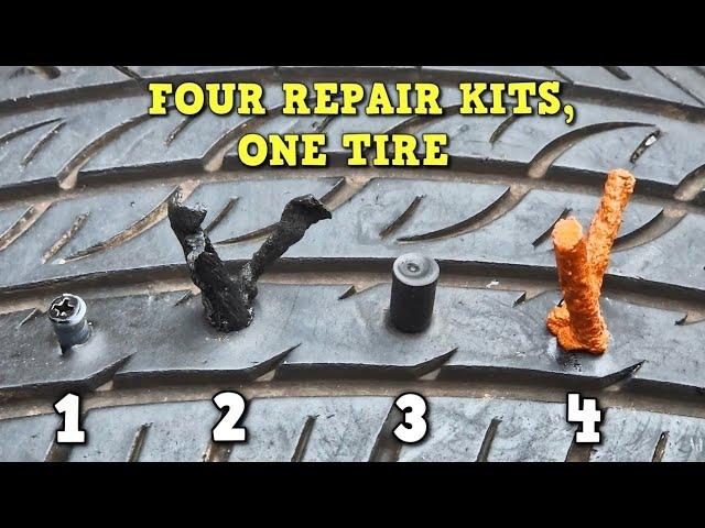 Four Repair Kits, One Tire