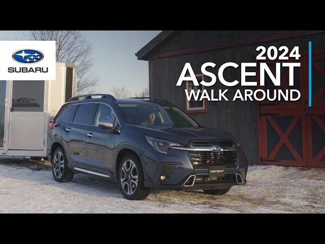 2024 Subaru Ascent Walk Around – The midsize 3-row SUV for family-sized adventures