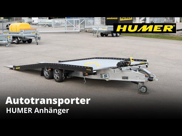 Ein Autotransporter der Königsklasse | HUMER Anhänger