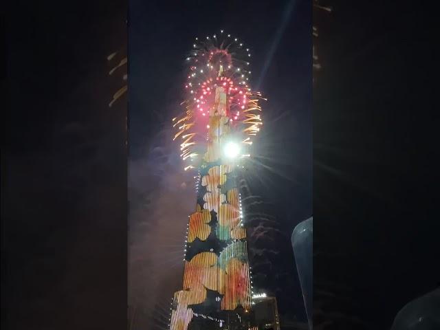 New Year’s Eve 2021 Burj Khalifa Fireworks from Downtown Dubai