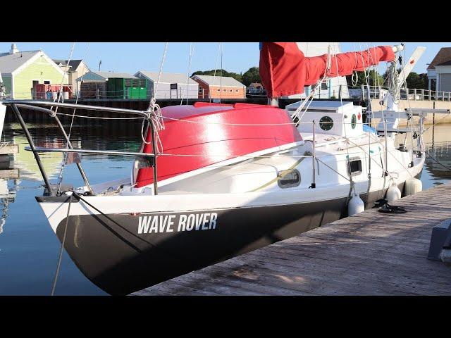 Ep 3, Boat Tour of Modified Contessa 26 before Crossing the North Atlantic Single Handed