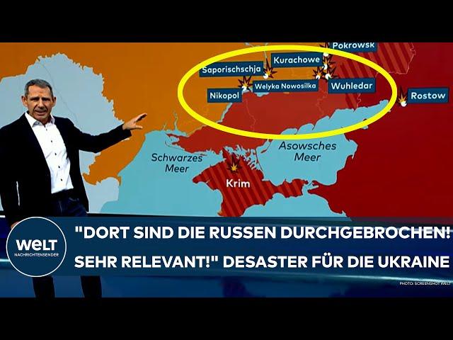 PUTINS KRIEG: "Dort sind die Russen durchgebrochen! Das ist sehr relevant!" Desaster für die Ukraine