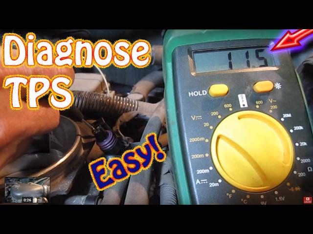 How to Test a Throttle Position Sensor - DIY TPS Diagnostic Procedure Chevy Blazer