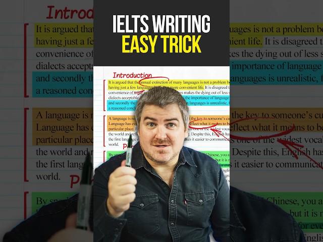 Use this EASY TRICK for IELTS Writing