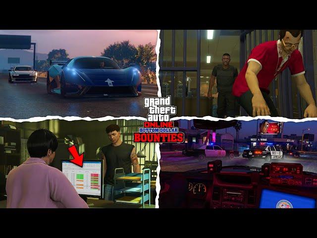 GTA 5 Online Bottom Dollar Bounties DLC Update TRAILER BREAKDOWN - EVERYTHING YOU MISSED!