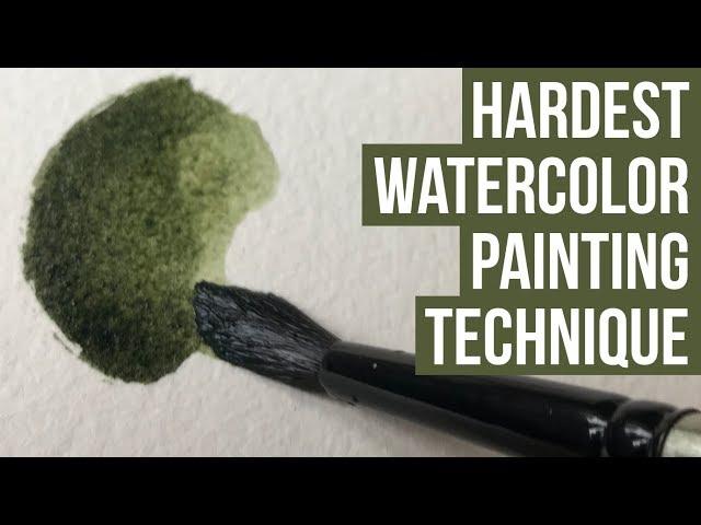 Watercolor Blending and Edge Control Technique | Tutorial