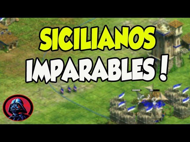 LA ESTRATEGIA RANCIA DE LOS SICILIANOS! PARECE IMPARABLE? // AGE OF EMPIRES 2 DEFINITIVE EDITION