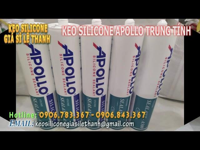 CÔNG TY CUNG CẤP CÁC LOẠI KEO SILICONE APOLLO TRUNG TÍNH GIÁ RẺ, CHÍNH HÃNG