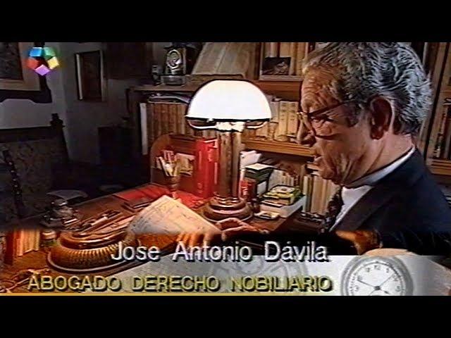 Programa sobre titulos nobiliarios, año 2000