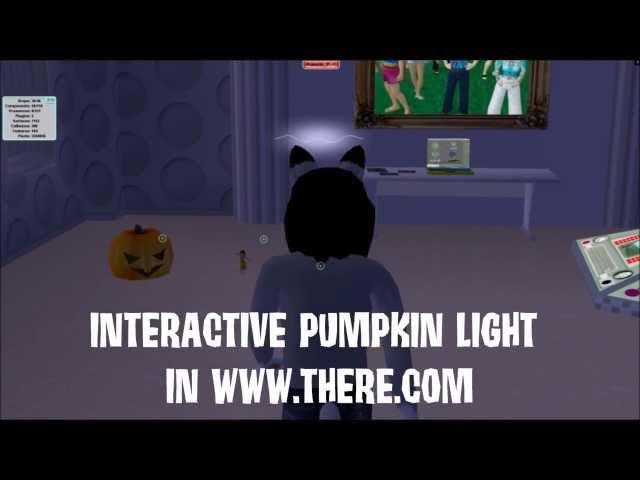 Pumpkin Interactive Light in www.there.com