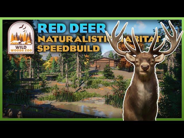 Naturalistic Red Deer Exhibit! | Wild Woods Zoo | Planet Zoo Twilight Pack