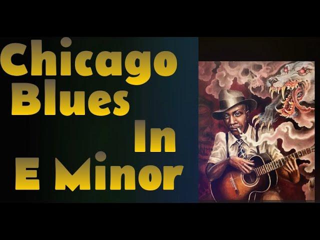 Chicago Style Blues Backing Track - SWEET HOME CHICAGO - Key E Minor