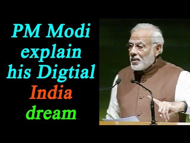 PM Modi explains how cashless economy will help Digital India push, Watch Video | Oneindia News