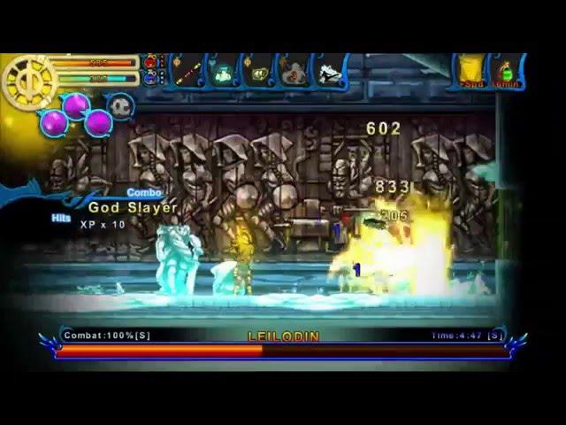 Valdis Story: Abyssal City - Reina vs Leilodin, No Damage (Godslayer)