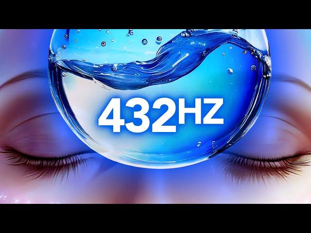 432 Hz DEEP SLEEP, Fall Asleep Instantly, Total Body Relaxation Frequency Music