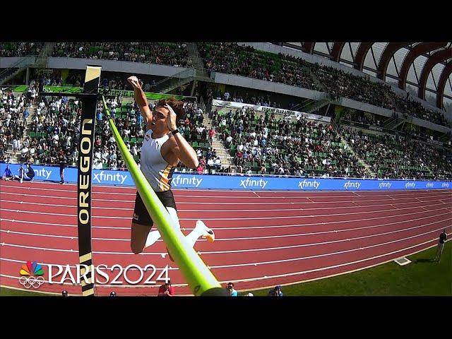 Mondo Duplantis' WORLD RECORD pole vault electrifies Prefontaine Classic | NBC Sports