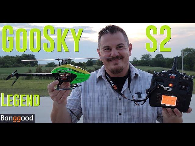 Goosky - S2 Legend - BNF Heli - Unbox, Radio Setup, & Maiden Flight