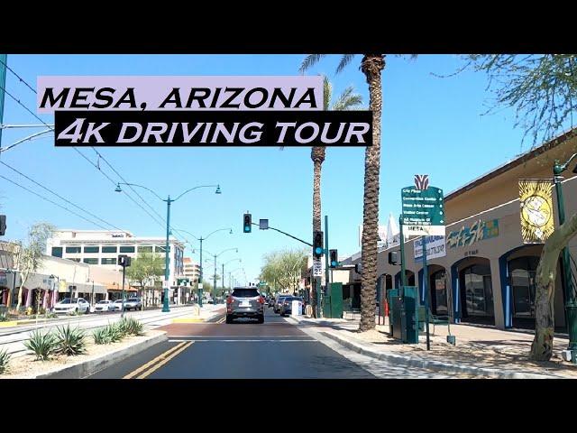 Mesa, Arizona | 4k Driving Tour | Dashcam