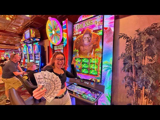 We Played The NEWEST Slot Machine In All Of Las Vegas! (Prepare For A MULTITUDE Of Bonuses)