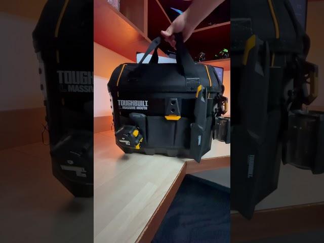 Quick look on the TOUGHBUILT MASSIVE MOUTH BAG !! (TB-62-16A) #toughbuilt #tools #toolbox #toolbag