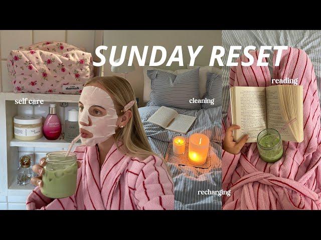 SUNDAY RESET VLOG | self care, finding motivation, cleaning my space & recharging