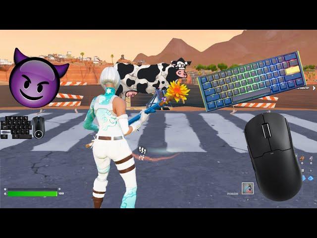 ducky one 3 mini (modded)Keyboard ASMR  fortnite reload gameplay ⭐