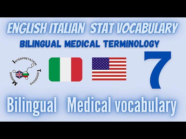 7  Italian-English language proficiency test BTLPT bilingual Medical terminology