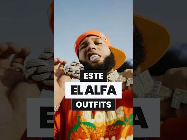 EL ALFA OUTFITS EN "ESTE" ⭐ #elalfa #elalfaeljefe #reggaeton