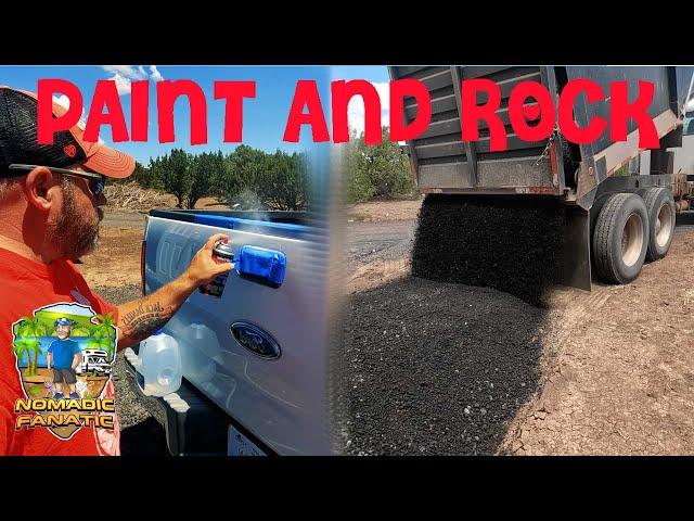 MONSOONS ARRIVE! More Rock: 2 New RV Sites, & PAINTING My Truck!